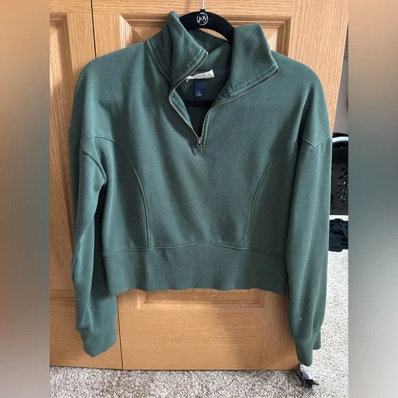 Cropped Quarter Zip - Picture 2 of 2